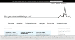 Desktop Screenshot of halingen.de